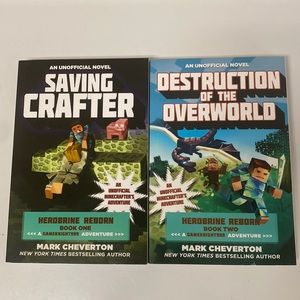 Minecraft Adventure Books 1 & 2 NEW